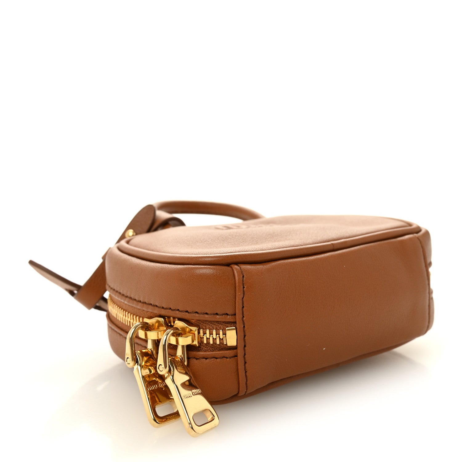Calfskin Beau Micro Bag Cognac