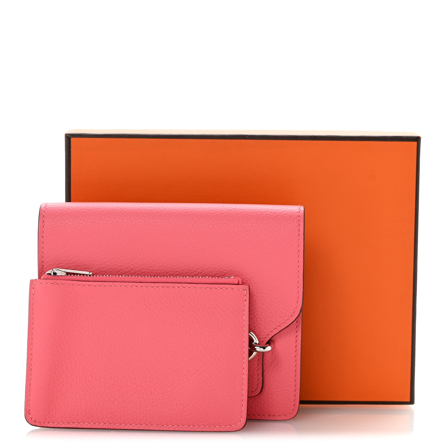 Chevre Mysore Roulis Slim Wallet Rose Azalee