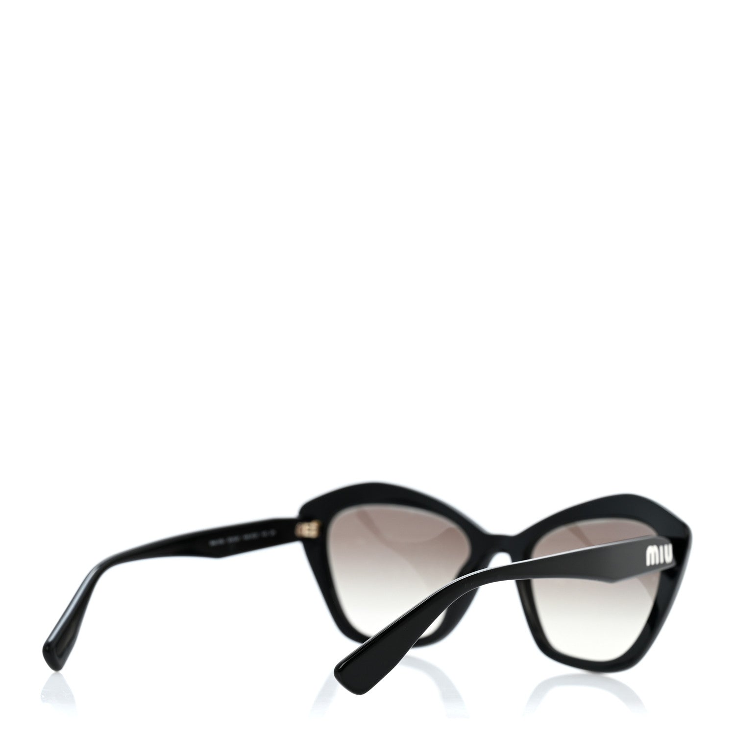 Acetate Cat Eye Sunglasses SMU 05U Black