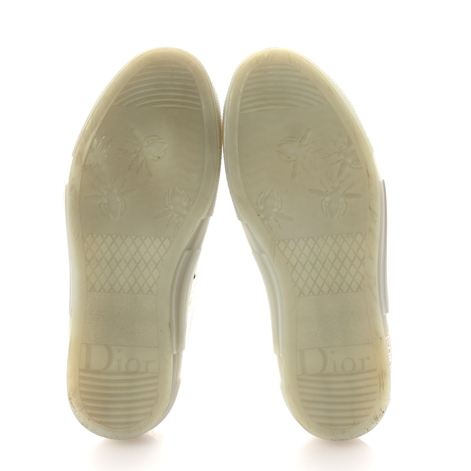 PVC Oblique Embossed Womens B23 Low Top Sneakers 37 White