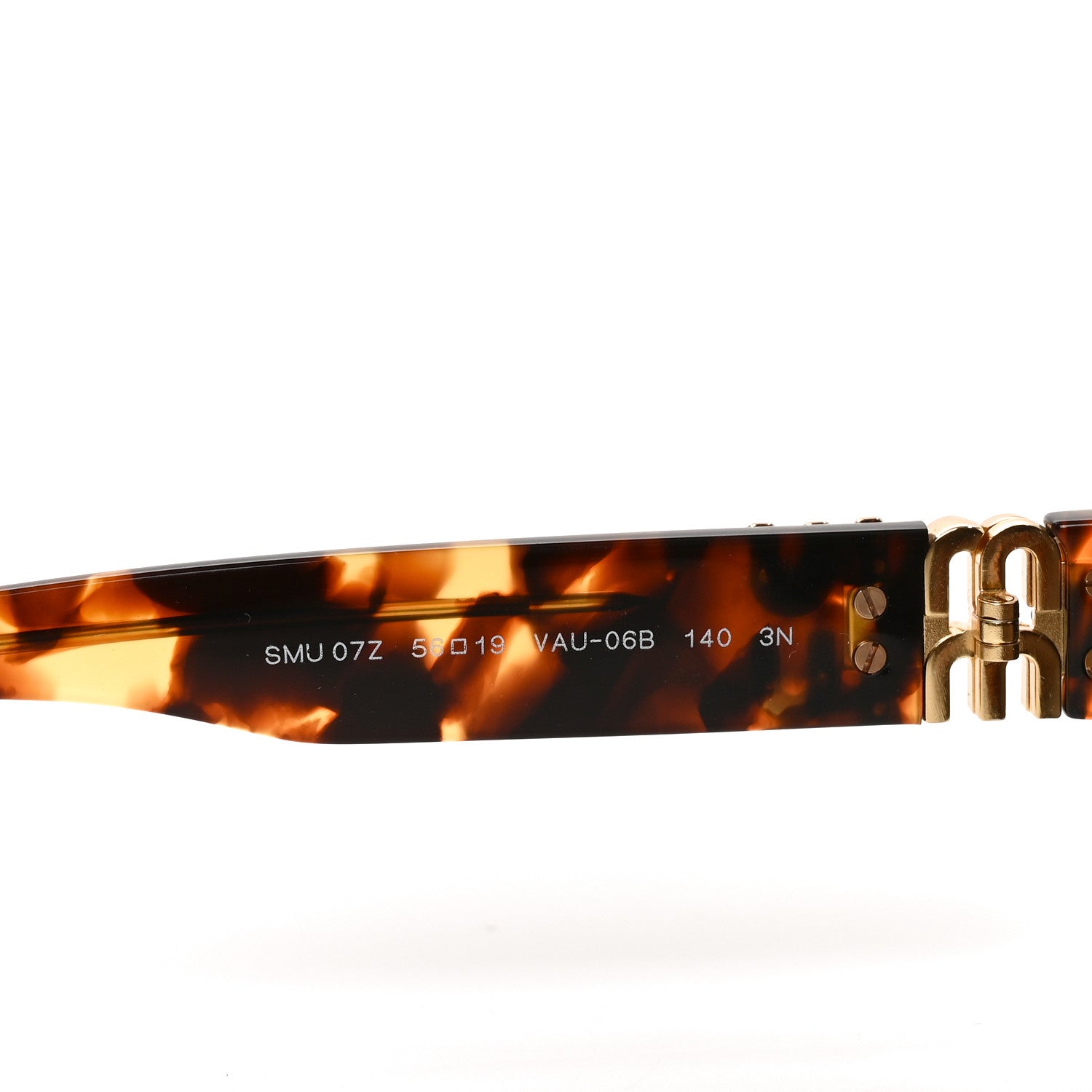 Acetate Glimpse Cat Eye Sunglasses SMU 07Z Tortoise