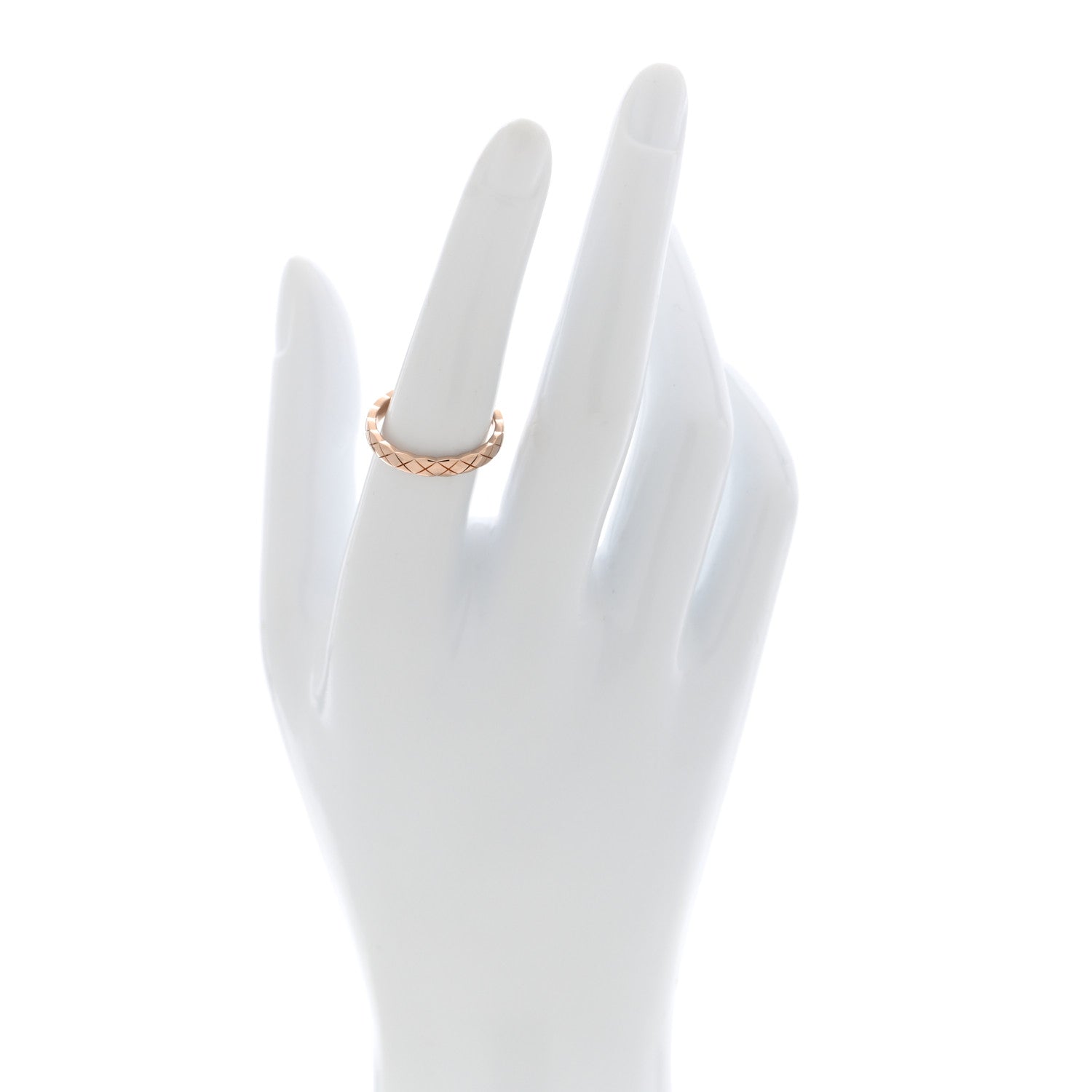 18K Beige Gold Mini Coco Crush Ring 54 7