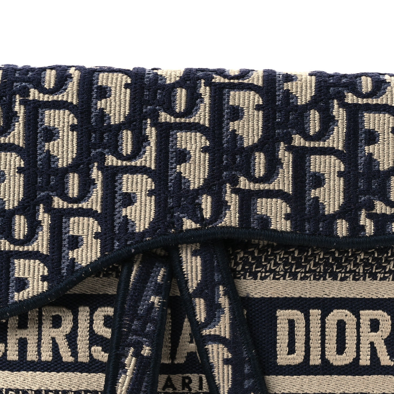 Oblique Slim Saddle Pouch Blue
