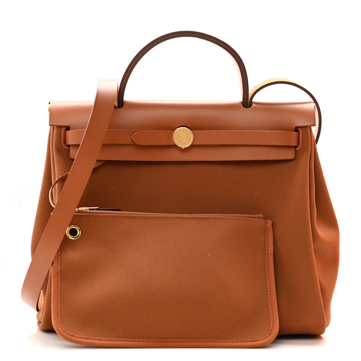 Military Toile Vache Hunter Herbag Zip Retourne 31 PM Fauve