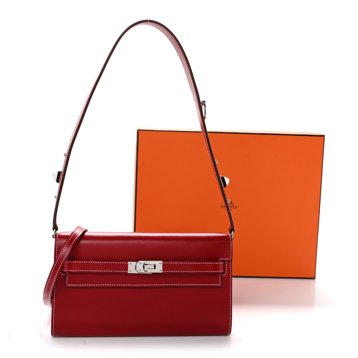 Box Kelly Wallet To Go Rock Rouge Piment