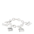 Sterling Silver Four Handbag Charm Bracelet