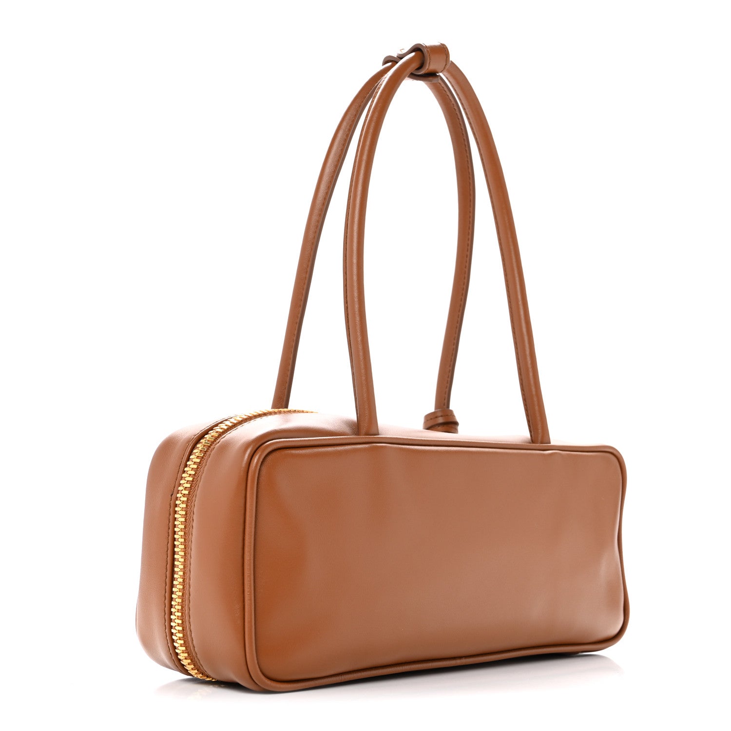 Nappa Small Beau Top Handle Bag Cognac
