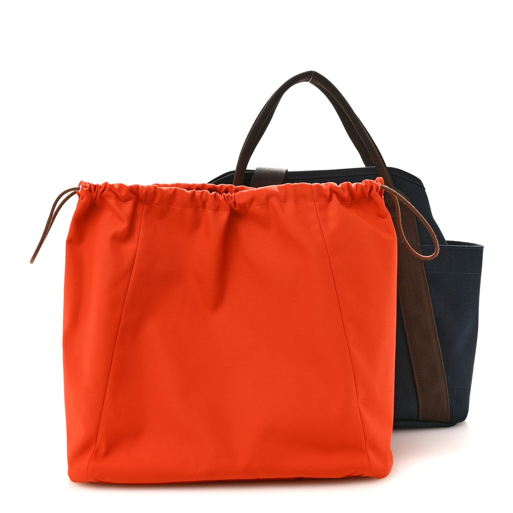 Canvas The Grooming Bag Bleu Navy Feu