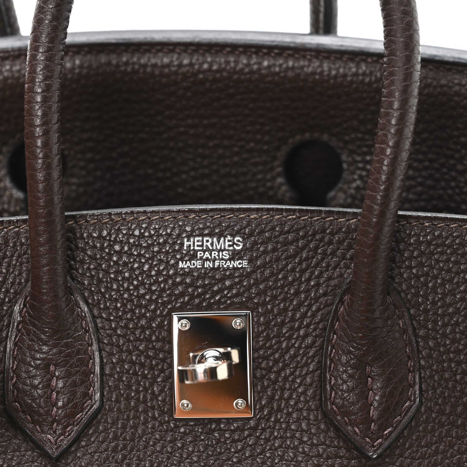 Togo Birkin 25 Chocolate