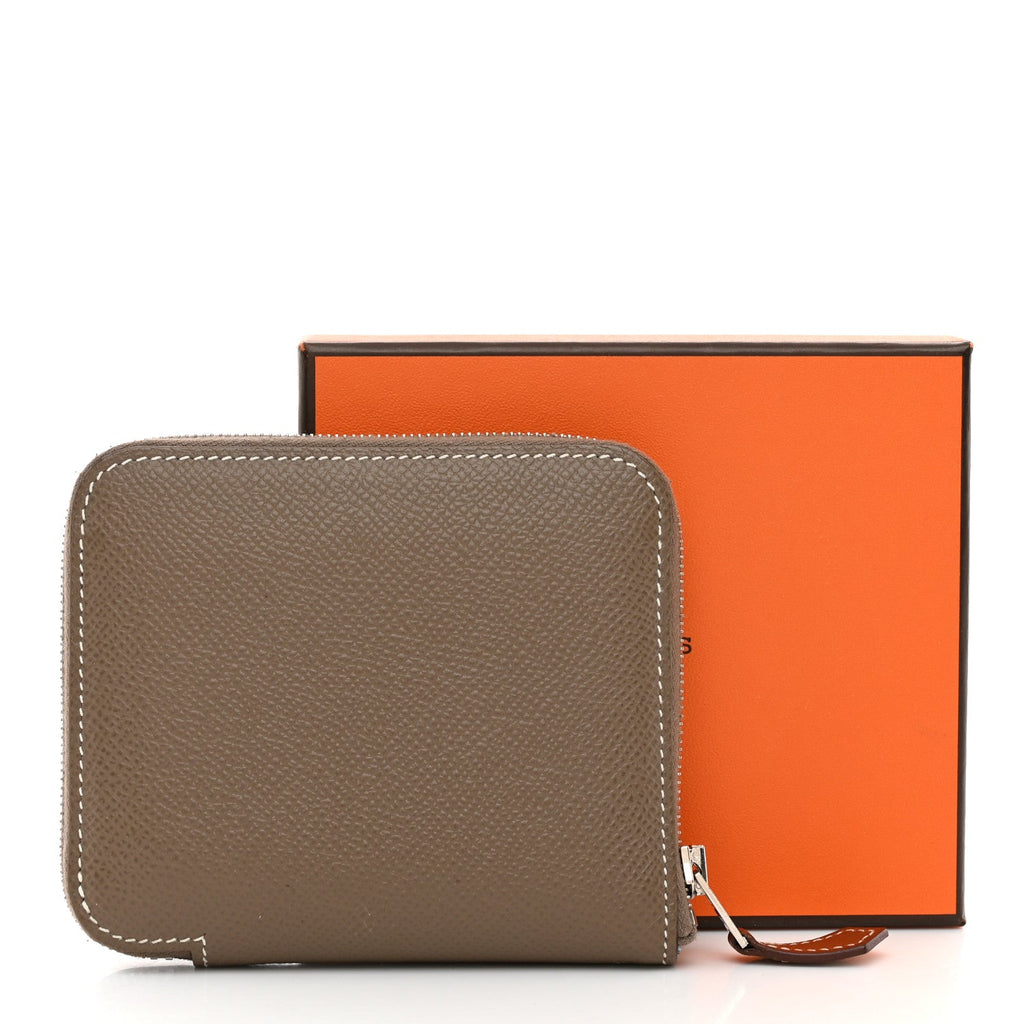 Epsom Silk'in Compact Wallet Etoupe