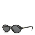 Acetate Oval Regard Sunglasses SMU04Z Black
