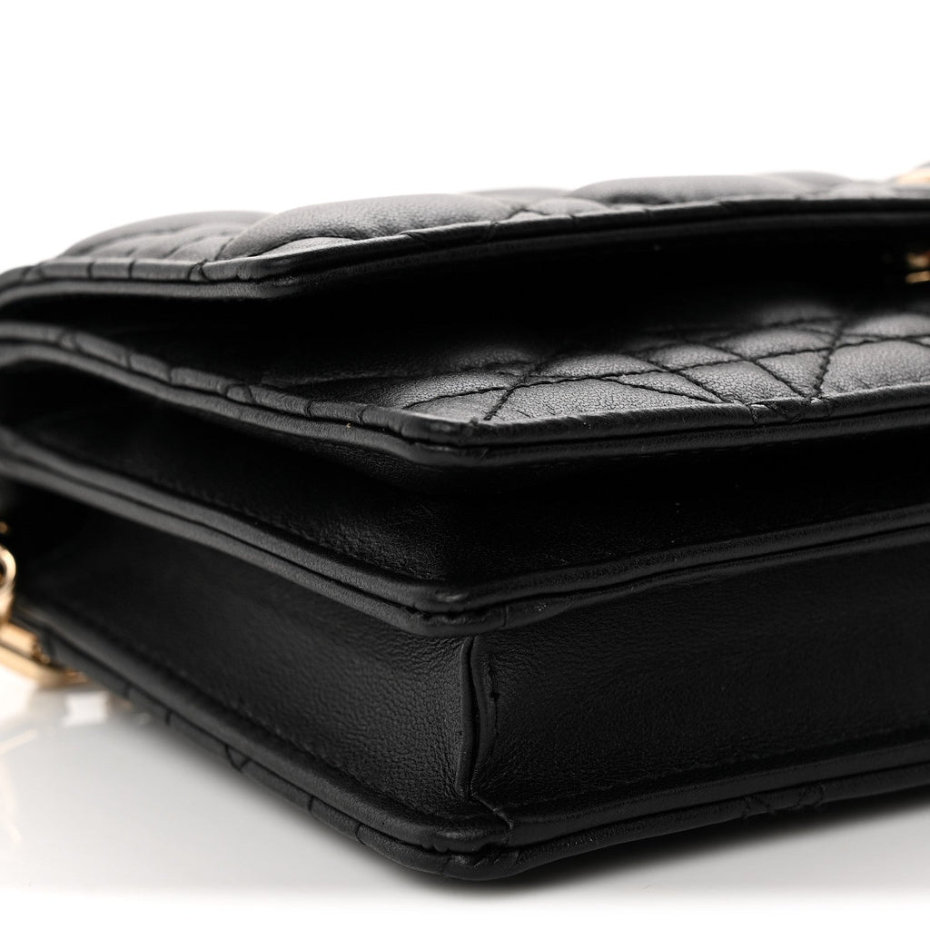 Lambskin Cannage Mini My Dior Bag Black
