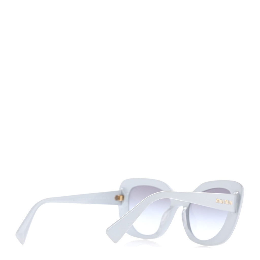 Acetate Cat Eye Sunglasses SMU06X-A Light Blue