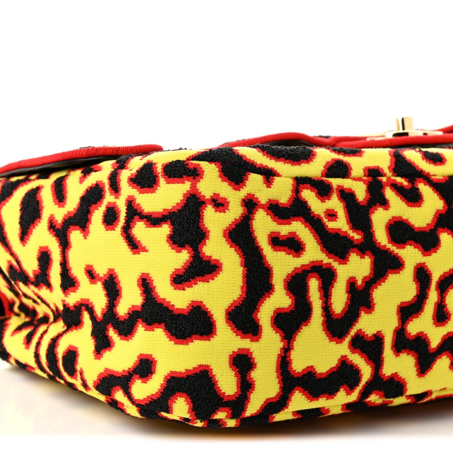 Mixed Fibers Magma Maxi Flap Yellow Black Red