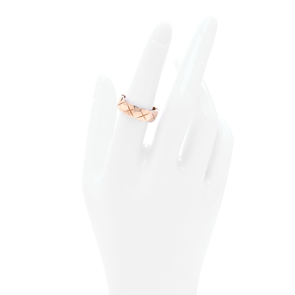 18K Beige Gold Small Coco Crush Ring 54 7