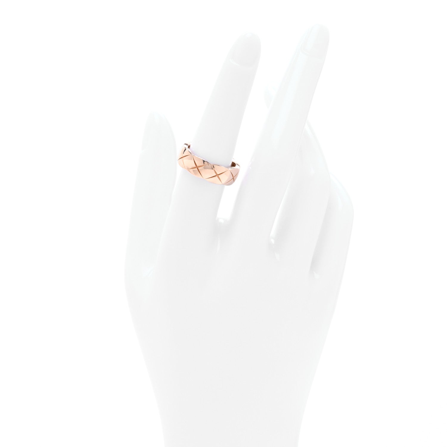 18K Beige Gold Small Coco Crush Ring 54 7