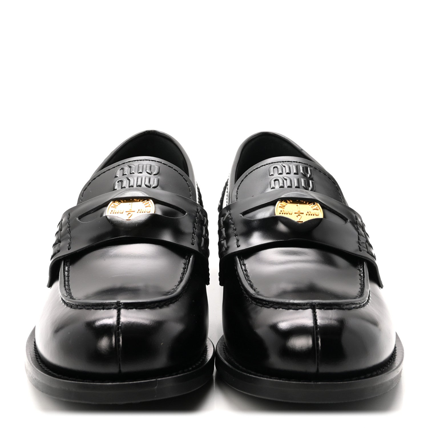 Spazzolato Penny Loafers 37 Black