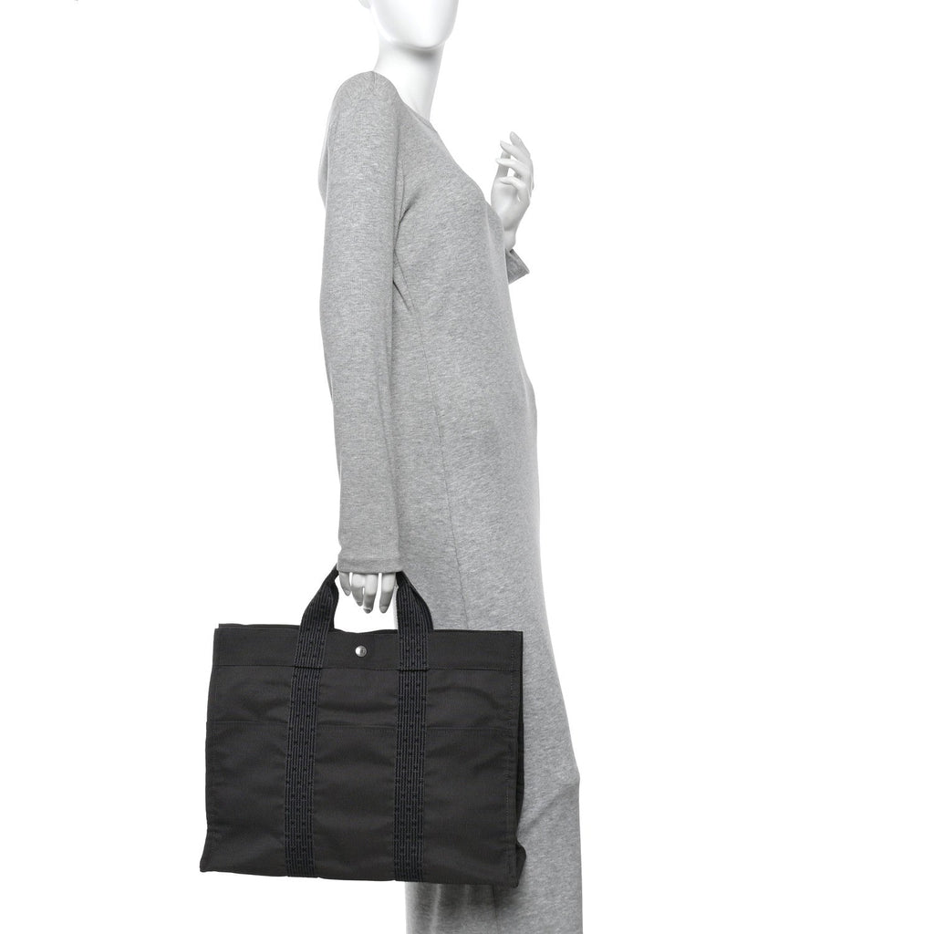 Canvas Herline MM Tote Grey