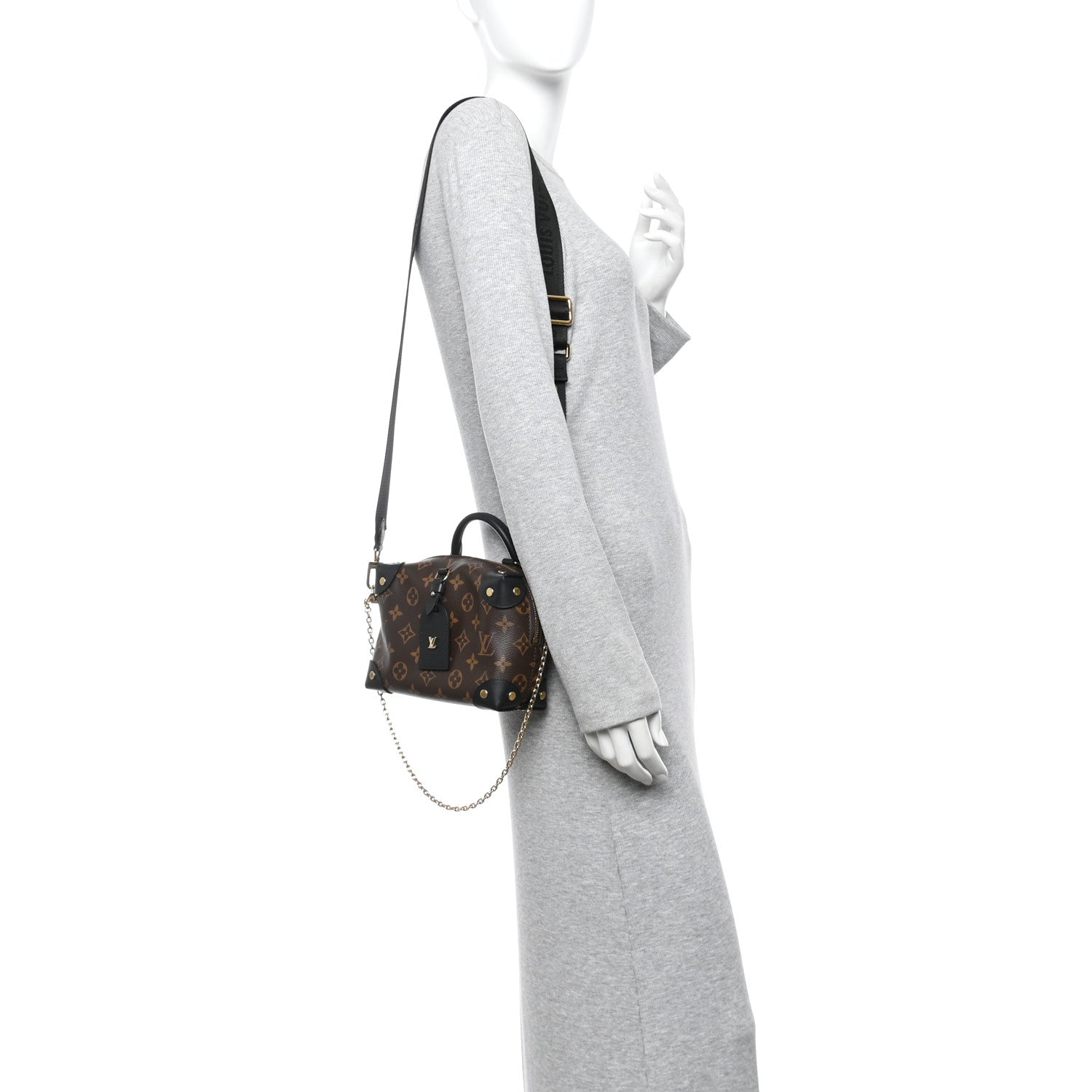 Monogram Petite Malle Souple Black