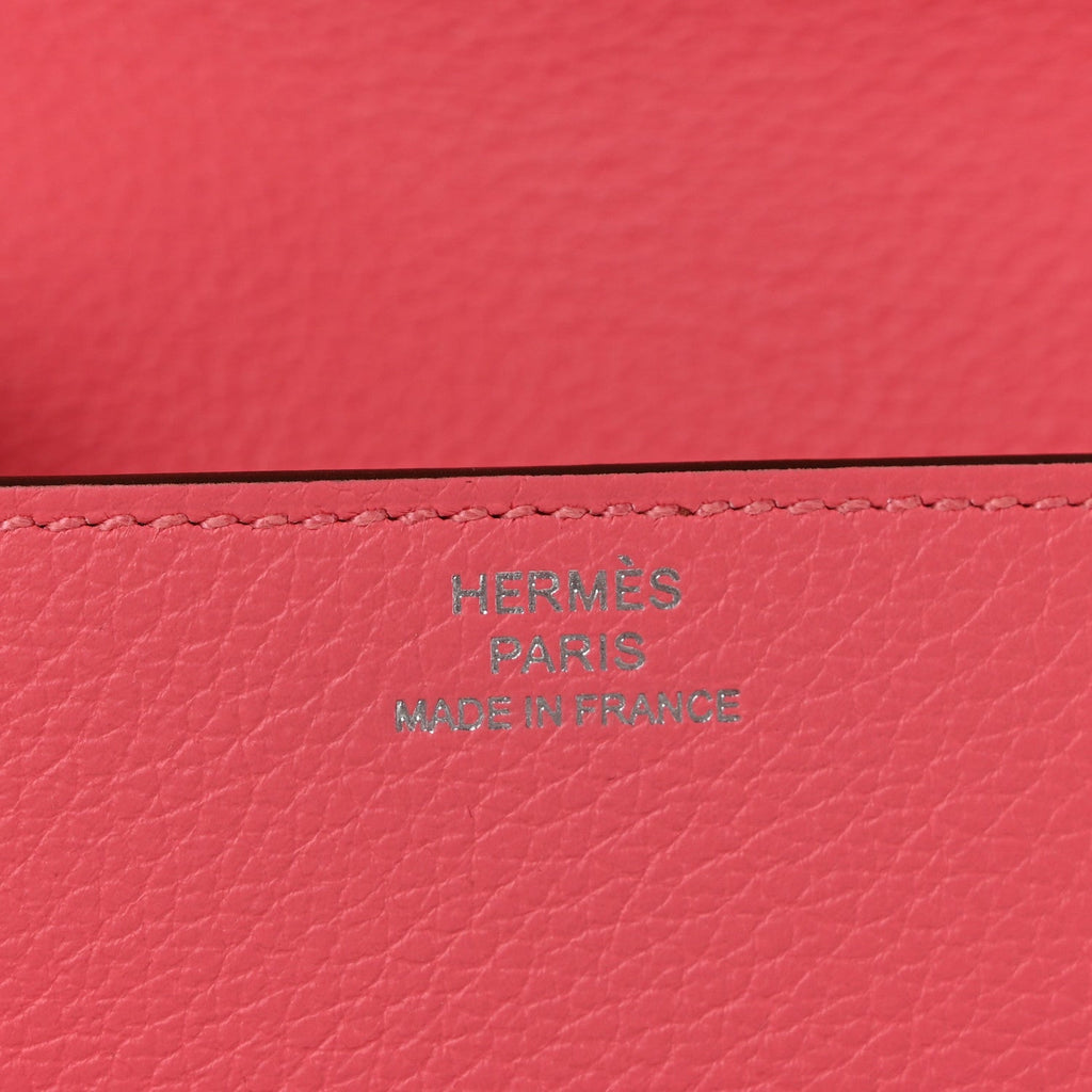 Chevre Mysore Roulis Slim Wallet Rose Azalee