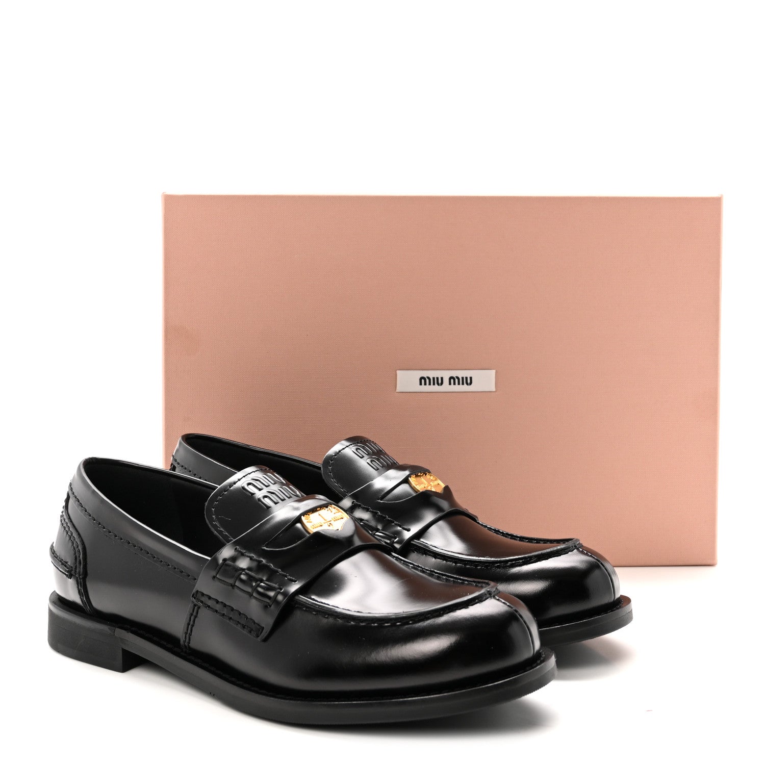 Spazzolato Penny Loafers 37 Black