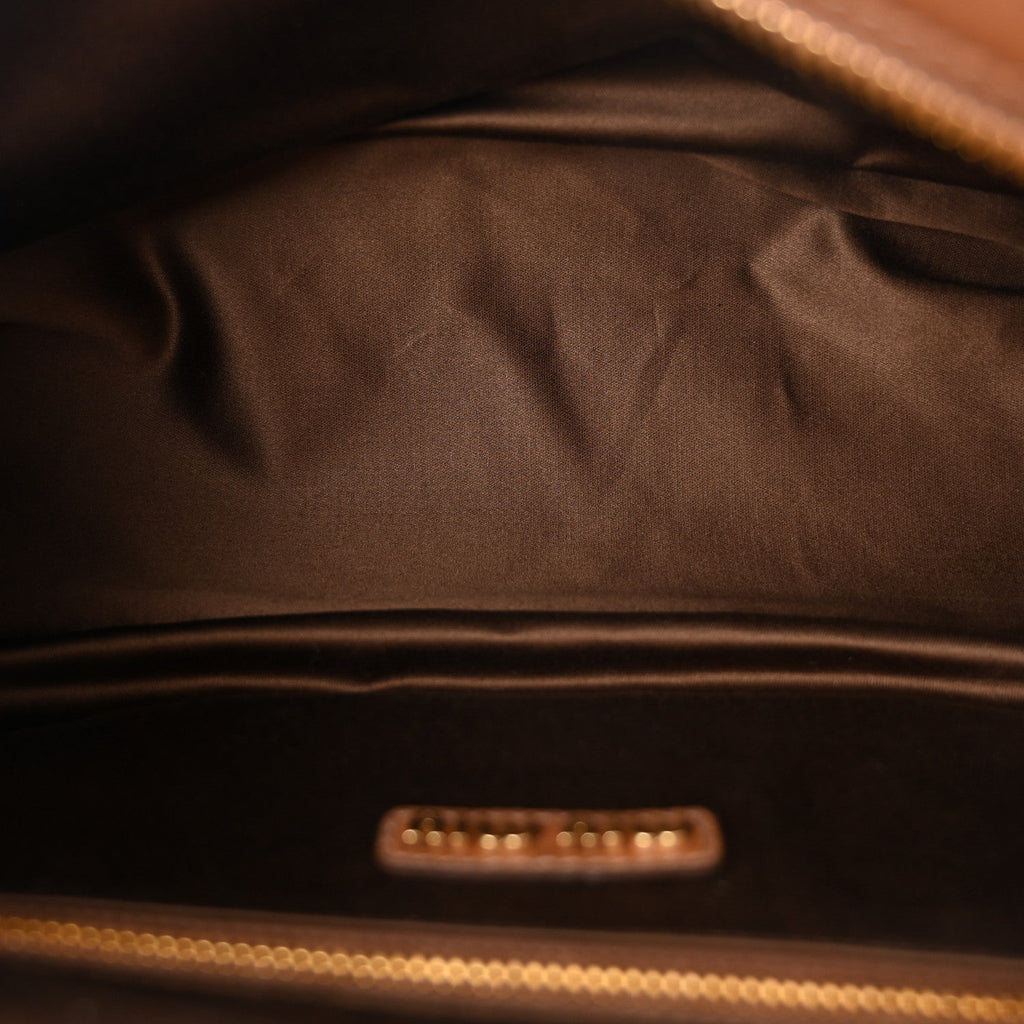 Nappa Aviator Pocket Top Handle Bag Rovere
