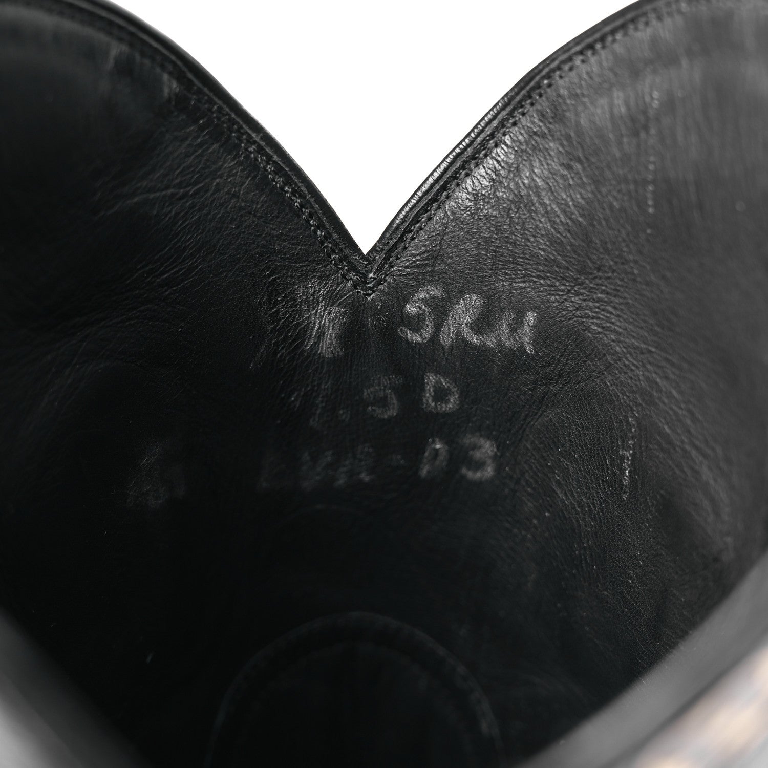 Calfskin LV Texan Mens Rider Boots 7.5 Black Gold