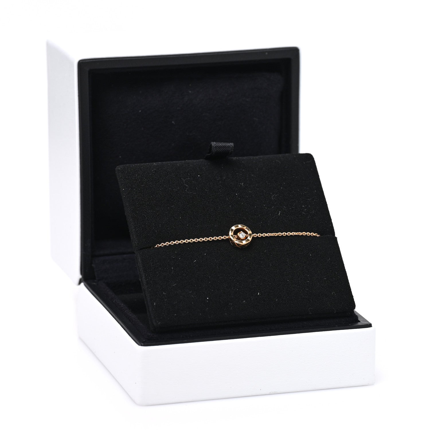 18K Yellow Gold Diamond Coco Crush Station Bracelet