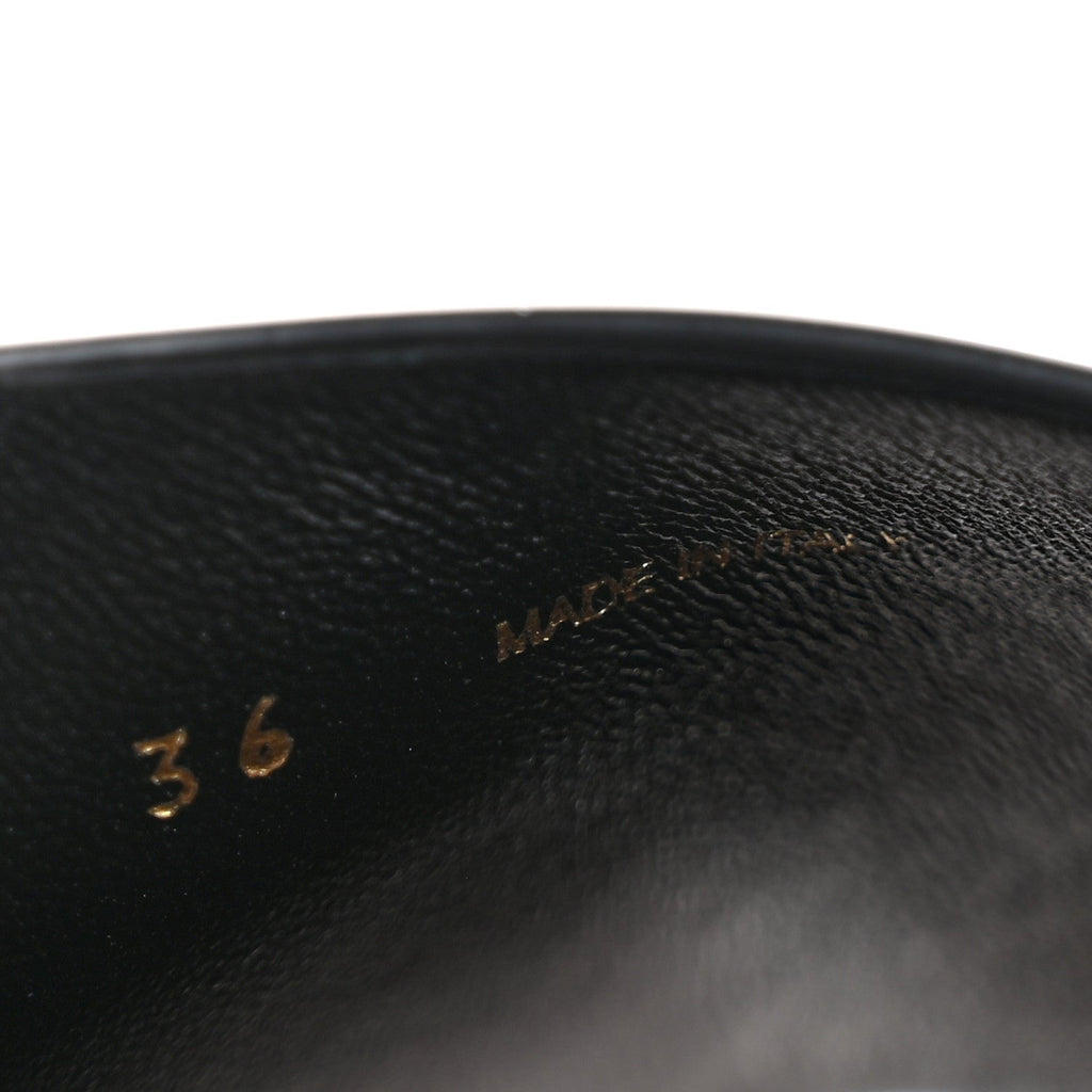 Patent Logo Slide Clogs 36 Black