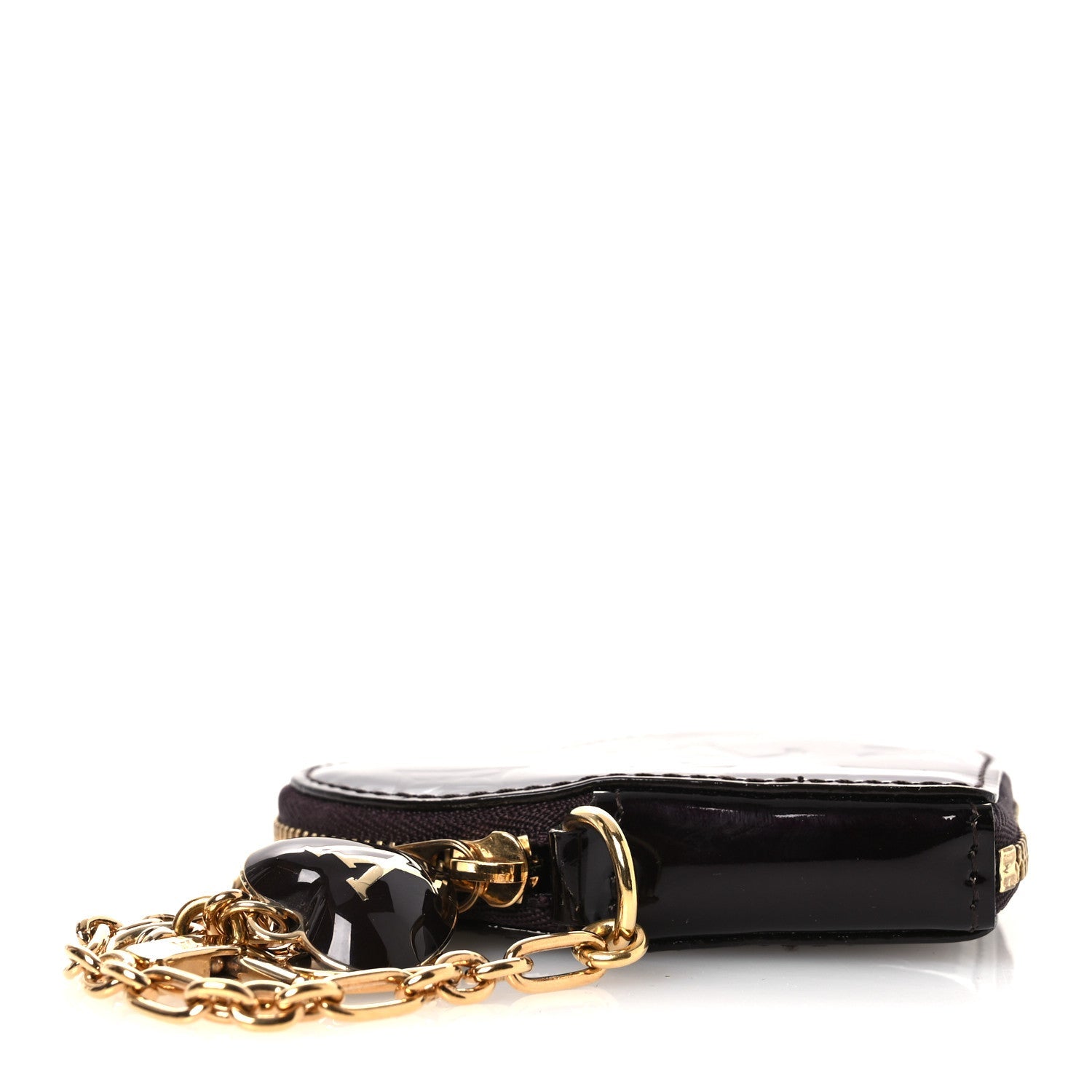 Vernis Coeur Heart Coin Purse Amarante