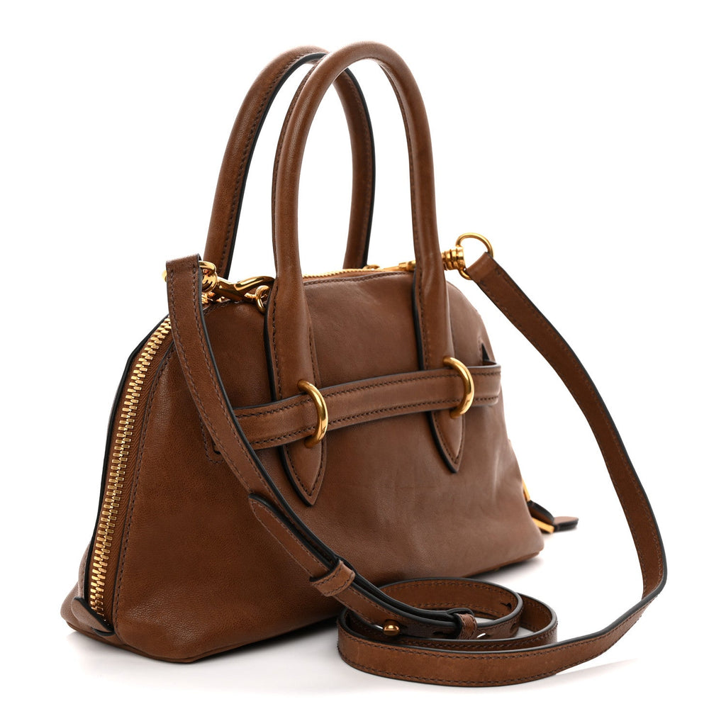 Nappa Aviator Small Aventure Bag Rovere
