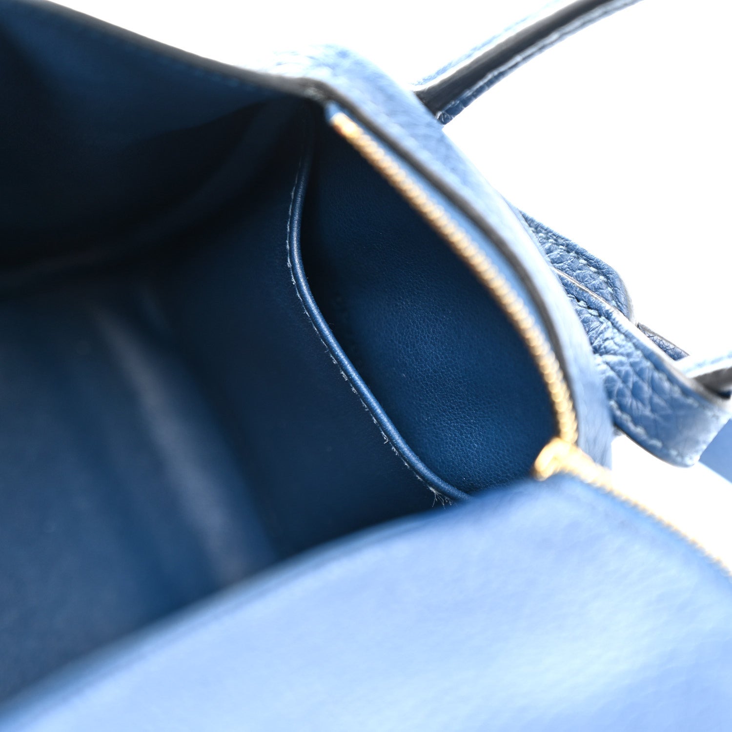 Taurillon Clemence Mini Lindy 20 Deep Bleu