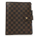 Damier Ebene Large Ring Agenda Cover