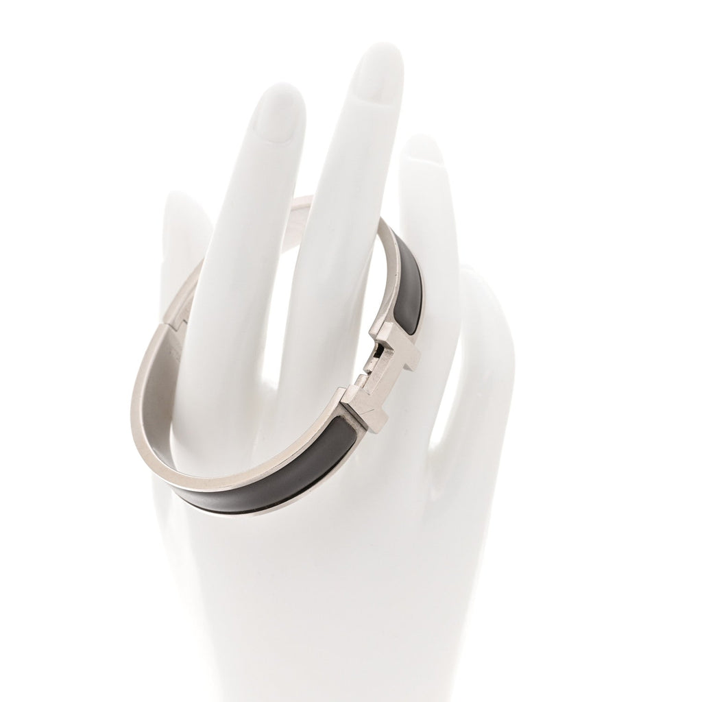 Matte Enamel Narrow Clic Clac HH Bracelet T4 Etain