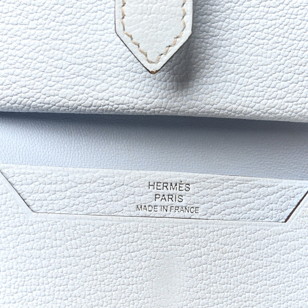 Chevre Mysore Mini Bearn Wallet Bleu Brume