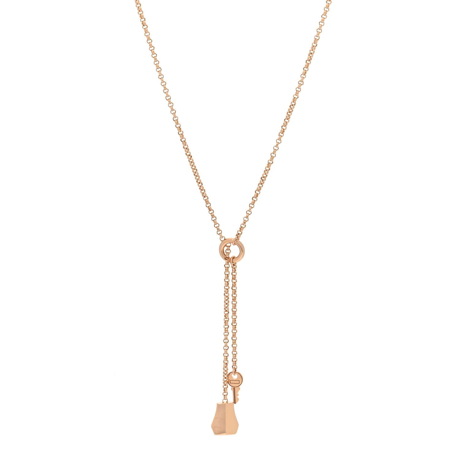 18K Rose Gold PM Kelly Clochette Necklace