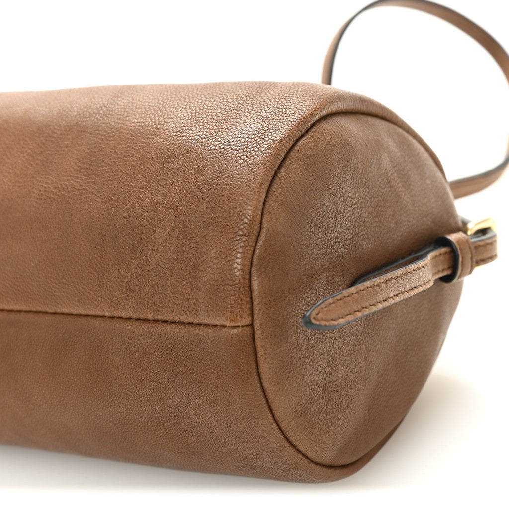 Nappa Aviator Mini Pouch Rovere