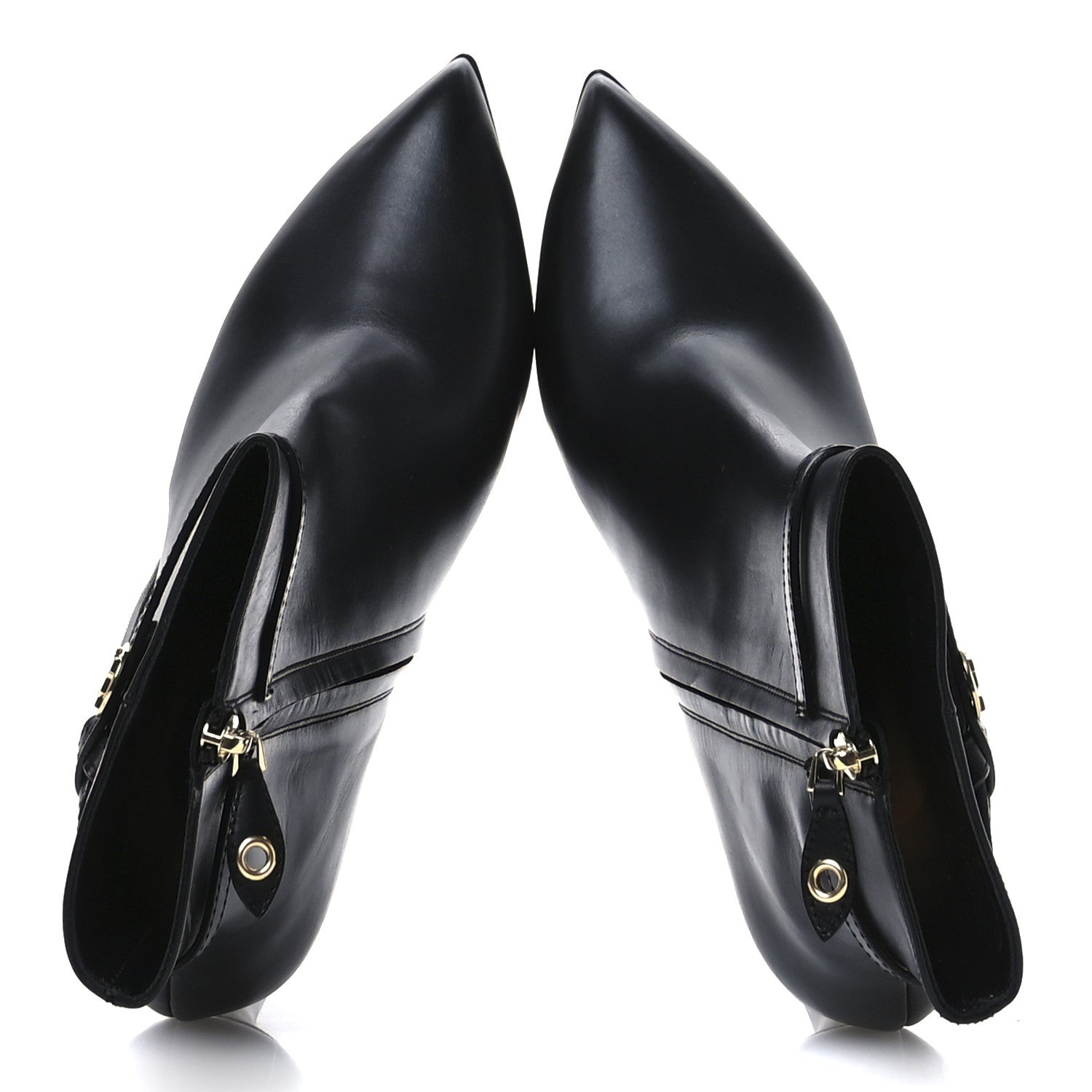 Calfskin LV Roxy Platform Ankle Boots 41 Black