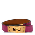 Swift Kelly Double Tour Bracelet T2 Rose Pourpre