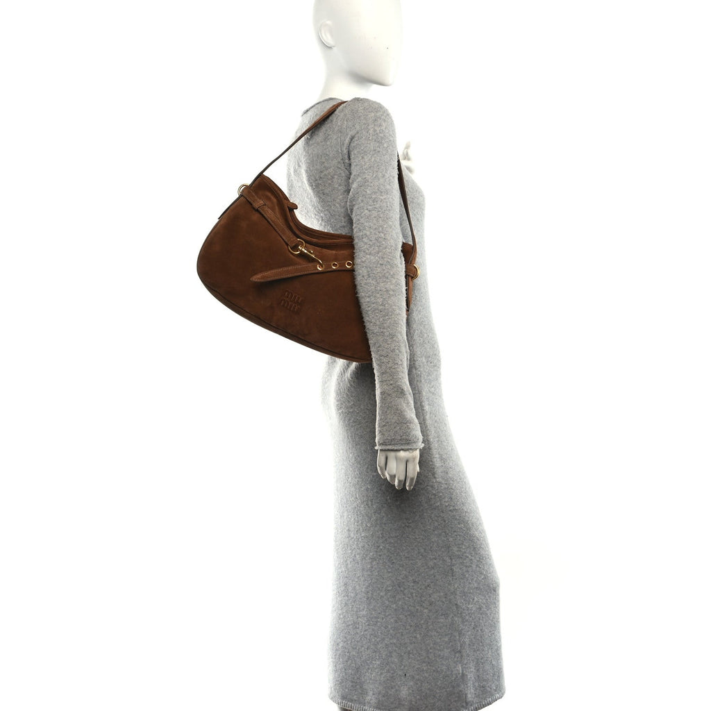 Camoscio Large Aventure Shoulder Bag Rovere