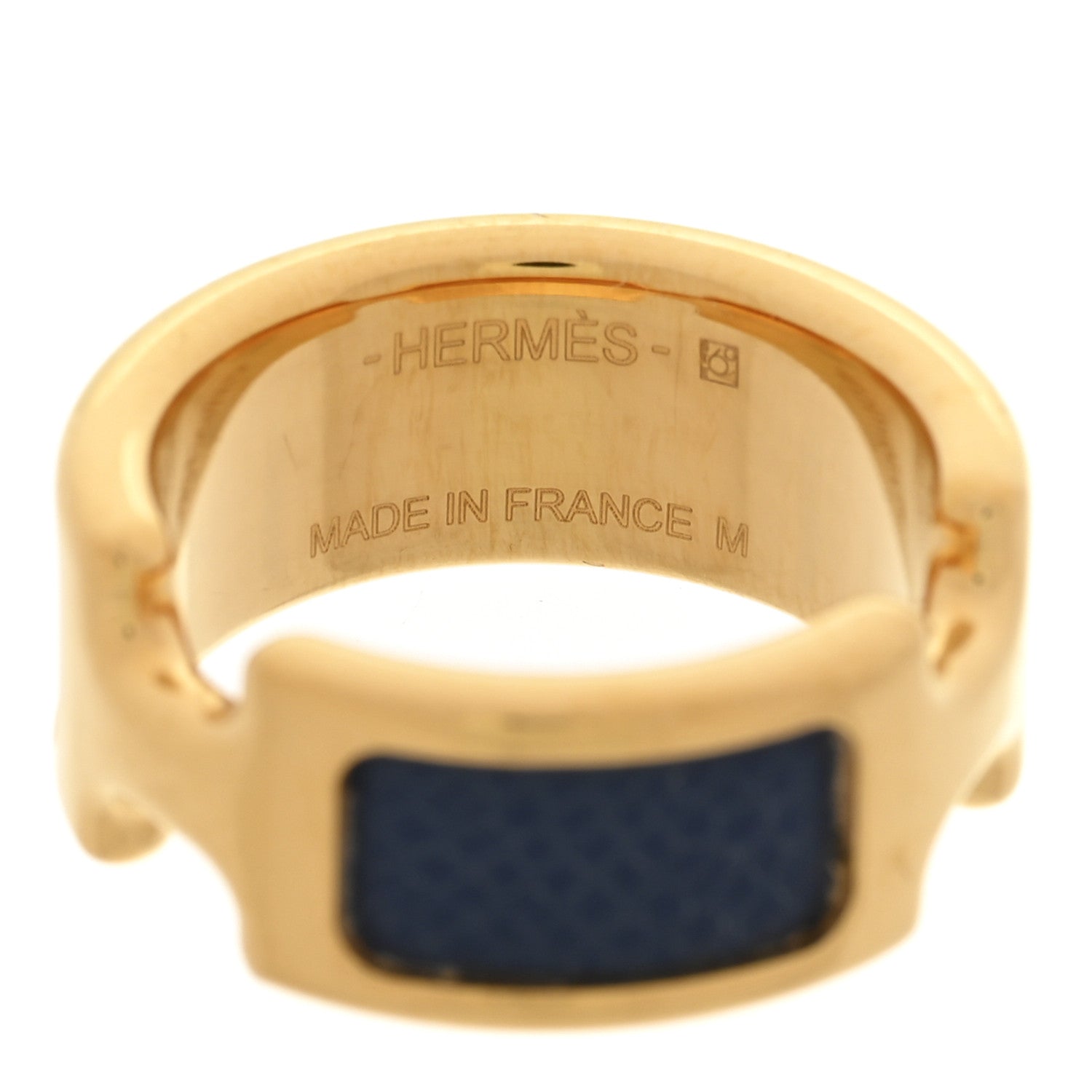 Madame Calfskin Olympe Ring M 55 7.25 Deep Bleu