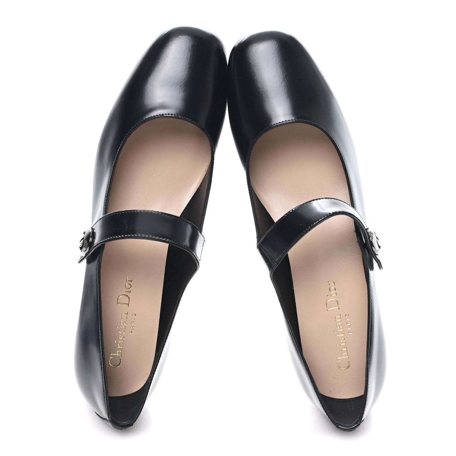 Brushed Calfskin Uniform 30mm Pumps 39 Black