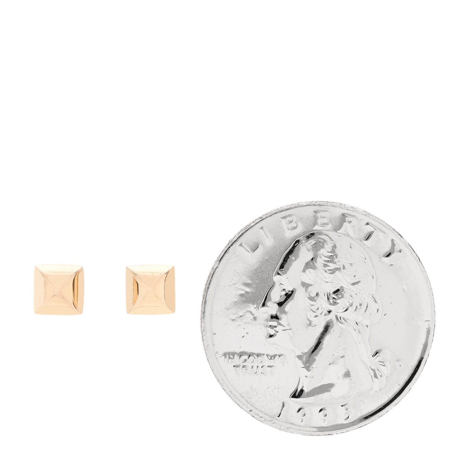 18K Rose Gold Clou d'H Stud Earrings