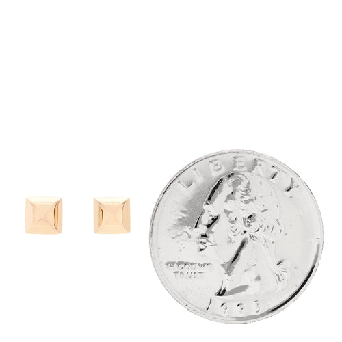 18K Rose Gold Clou d'H Stud Earrings