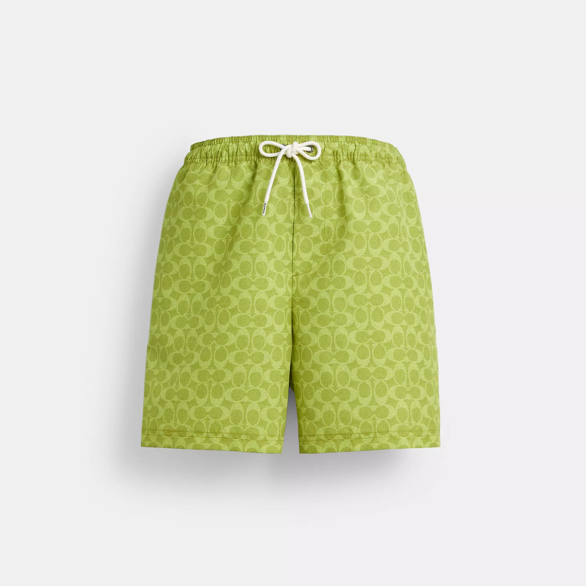 Coach Outlet Signature Swim Trunks In Recycled Polyester