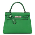 Togo Shiny Niloticus Crocodile Kelly Retourne Touch 28 Bambou