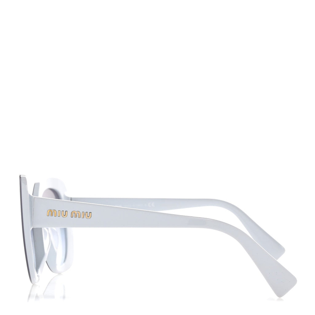 Acetate Cat Eye Sunglasses SMU06X-A Light Blue