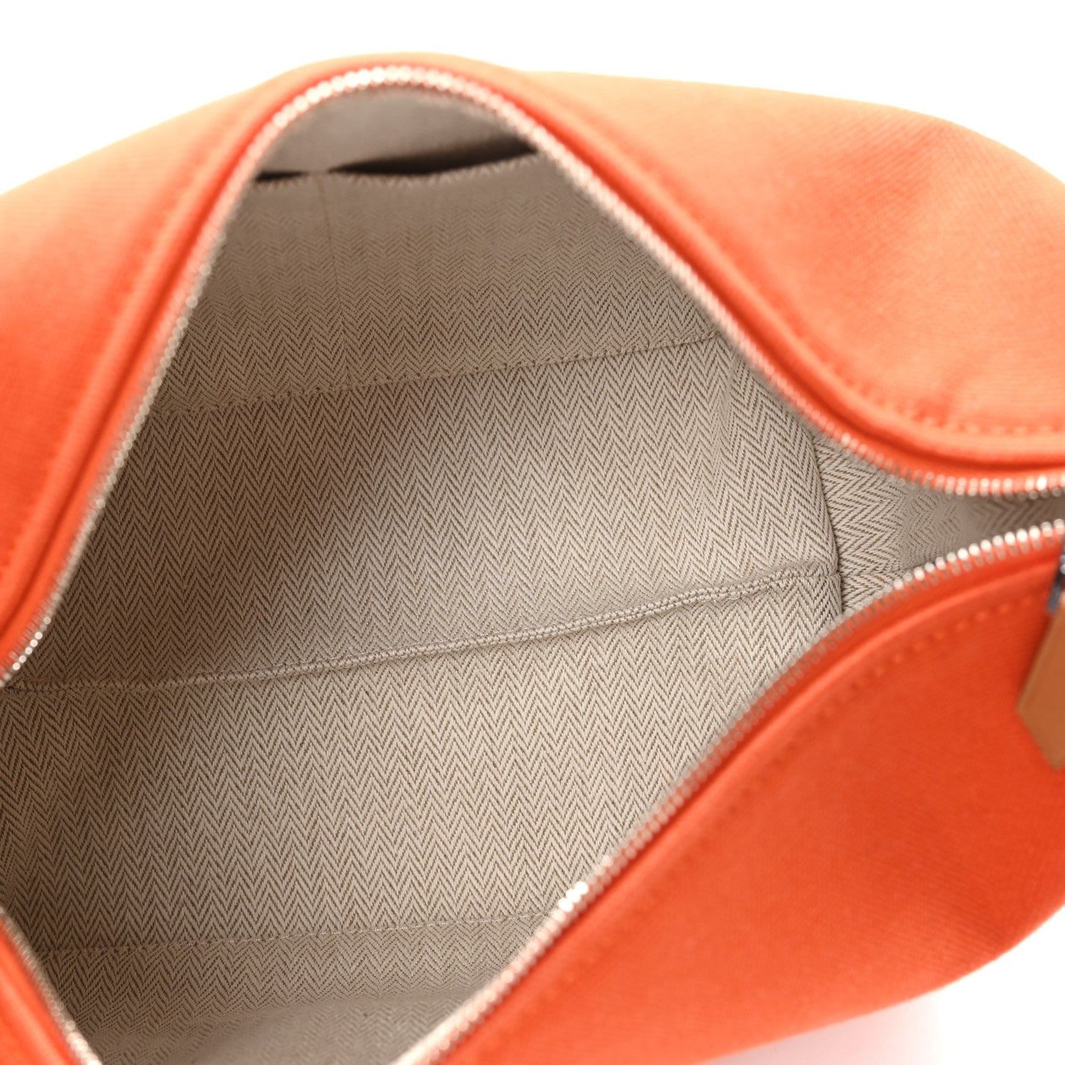 Canvas Small Bride-A-Brac Pouch Orange Burgundy