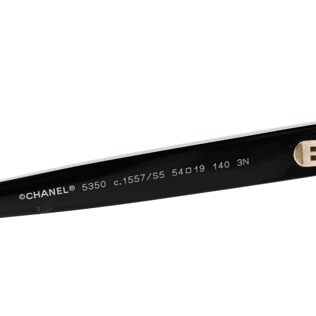 Acetate CC Cat Eye Summer Sunglasses 5350 Black Beige