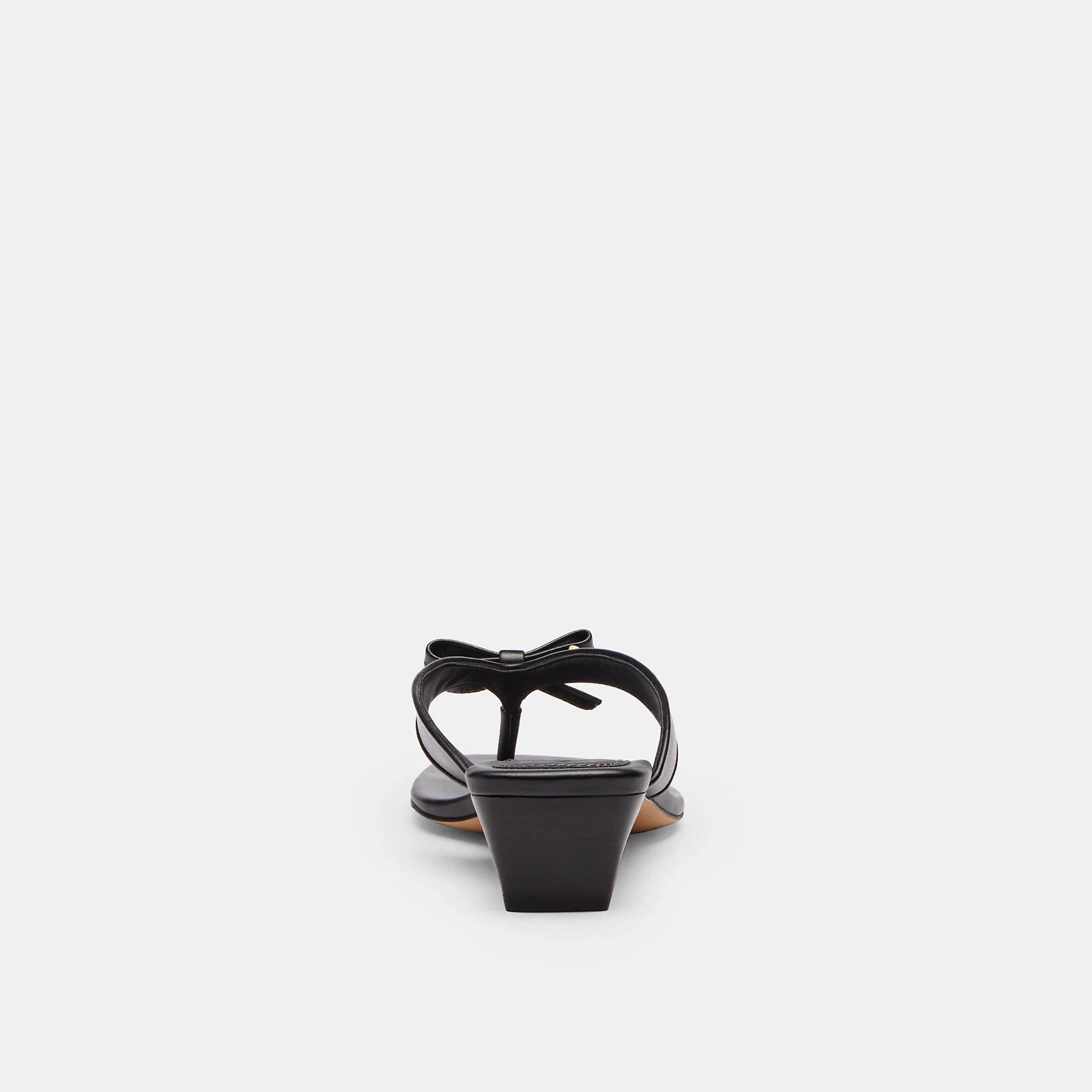 Coach Outlet Bow Thong Kitten Heel